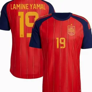 Unisex Football Lamine Yamal Spain National Team 2026 Home Replica Jersey - Red Q