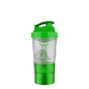 NaturalSlim Multi-Compartment Shaker Bottle for Metabolic Protein