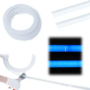 Muzata 100FT/30M Continuous Milky White LED Cover Lens Frosted Tape Light Seamless Plastic for U1SW LC03 WW