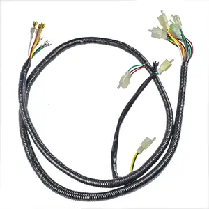 1450mm 57 Inch Go Kart Wiring Harness Loom Kit with Reverse Universal for Brushless Motor Electric Scooter E Bike Razor ATV UTV Drift Trike Golf Cart Quad Buggy Dune Moped Four Wheeler Tricycle EK2-BM