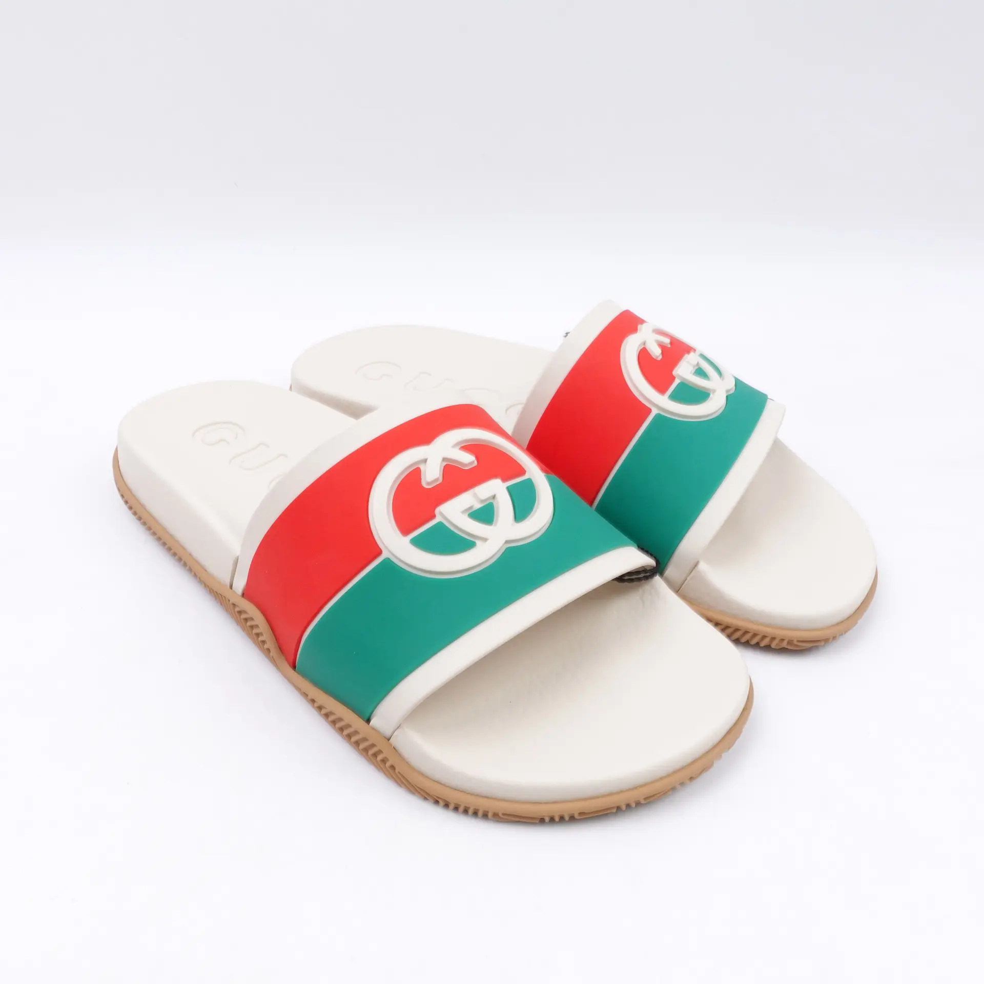 Pre-Owned Gucci GG  White Plastic Shoes T20164830