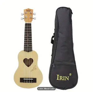 Learn to Play the Ukulele with this Heart-Shaped 17-Inch Beginner Guitar!