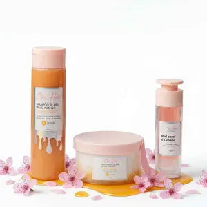 CLICK HAIR SHAMPOO DE MIEL, MASCARILLA DE MIEL Y MIEL PARA EL CABELLO (3 PACK)