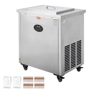 Summervibes VEVOR Commercial Popsicle Machine, Single Mould Set - 40 PCS Ice Pops Making Machine, Stainless Steel Commercial Ice Lolly Maker, Ice Sticks Popsicle Machine for Bar, Cafes, Milktea Stores