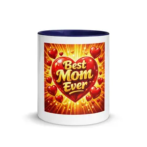 Best Mom Ever Mug with Color Inside
