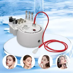 3-in-1 white diamond micro grinder for household use, equipped with water spray 65-68mmHg suction facial exfoliating skin grinder, facial and neck skincare and beauty device, suitable for home and salon skincare tools, ideal gift for women