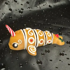 Christmas Gingerbread Narwhal
