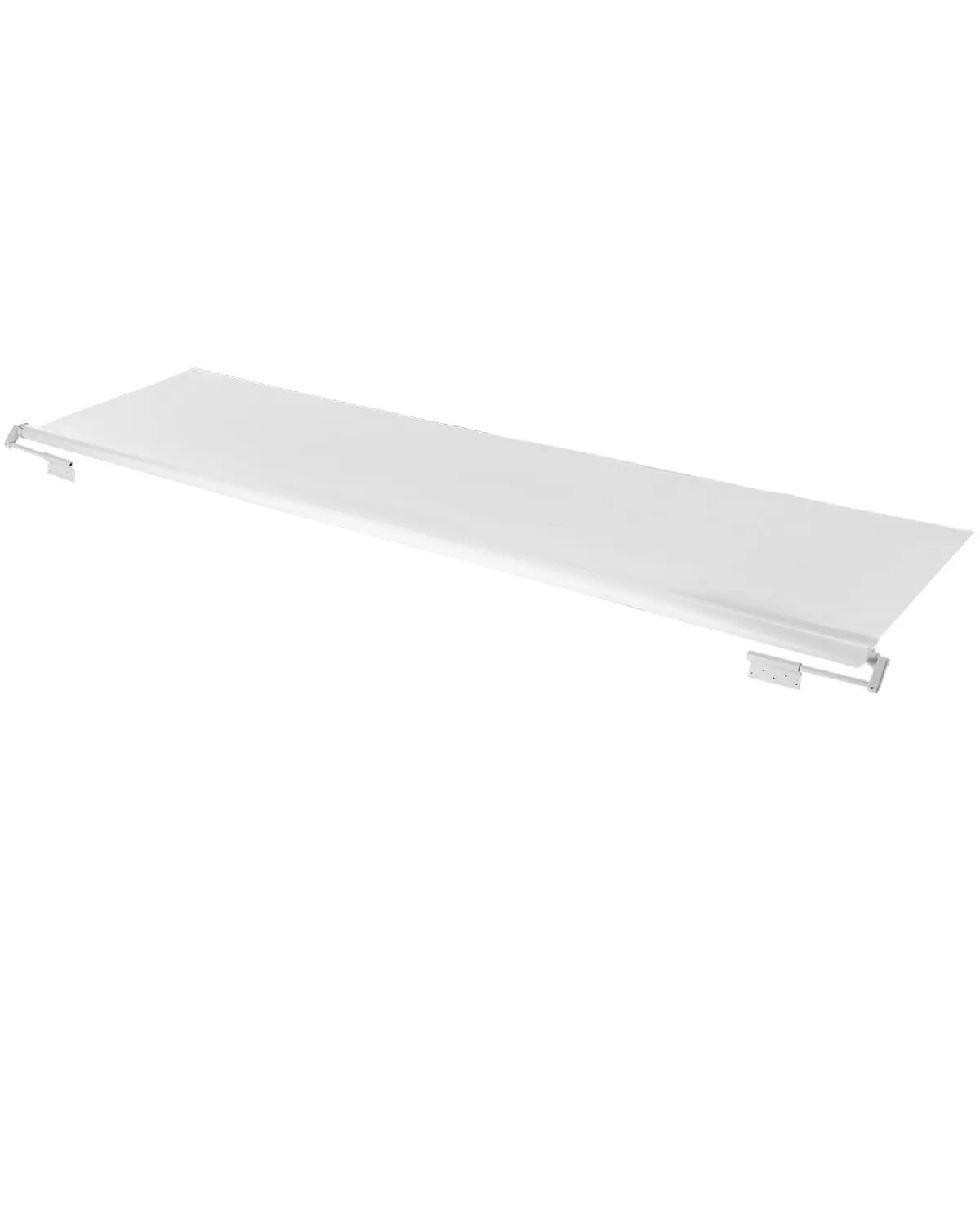 1-Inch To 13-Foot White Awning Fabric Replacement For RVs, Slide Topper Material, Durable Vinyl With UV Protection, Weatherproof And Waterproof, Easy Install For Travel Trailers, Motorhomes, Class A B C Camper Awnings