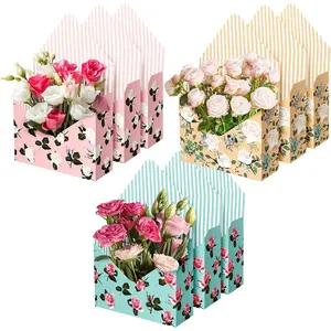 Lyforpyton Mother's Flower Arrangement Gifts Boxes, Envelope Gift Box For Flowers , Foldable Decorative Bouquet Packaging Paper Box , Suitable for Flower Shop , Wedding , Party , Birthday , Valentine's Day and Mother's Day ( 9 Pcs )2026
