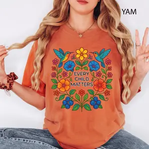 Every Child Matters Orange Shirt, Indigenous T-Shirt, Orange Day Awareness Tee, Native Designed Sweatshirt, Indigenous Gift Shirt