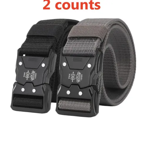 Tactical Waist Belt, Durable Belts, Automatic Buckle Belt, Casual Web Belt, Unisex Accessories for Men and Women, Perfect for Outdoor Adventures