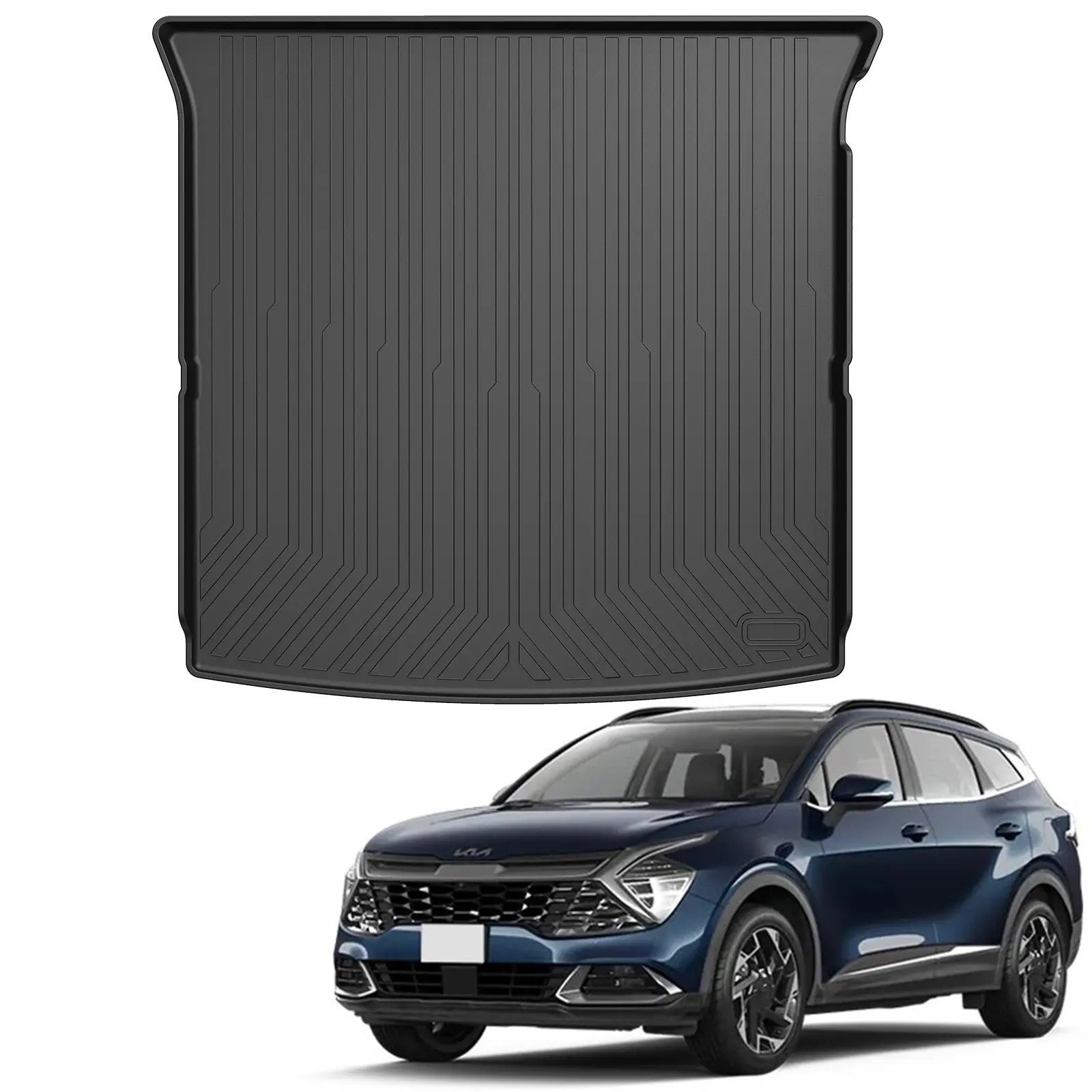 Custom Fit TPE Cargo Liner for Chevrolet SUV 2021-2024 – Heavy Duty Waterproof All-Weather Trunk Mat, Non-Slip Rear Cargo Floor Protection