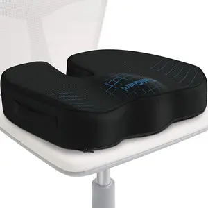 Seat Cushion for Office Desk Chair, Memory Foam, Non-Slip, Cushion Back, Coccyx, Sciatica, Tailb...