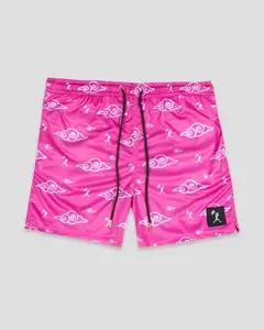 Kumo (Cloud) Anime Diamond Air Mesh Shorts Pink