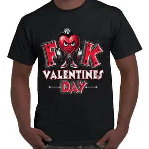 F Valentines Day Design, Unisex Heavy Cotton