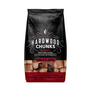 Fire & Flavor 4lb Bag All Natural Smoking Cherry Wood Chunks