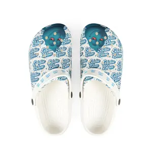 Eddie Blue Monster EVA Foam Clogs — Lightweight Garden & Casual Slip-Ons