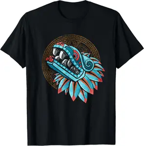 Quetzalcoatl Aztec Feathered Serpent Mayan Inca Toltec T-Shirt