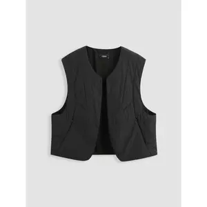 Cider [size 4-10] V-neck Solid Puffer Vest