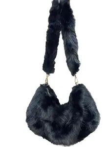Devorah's Secret Stylish Faux Fur Crossbody Bag for Women
