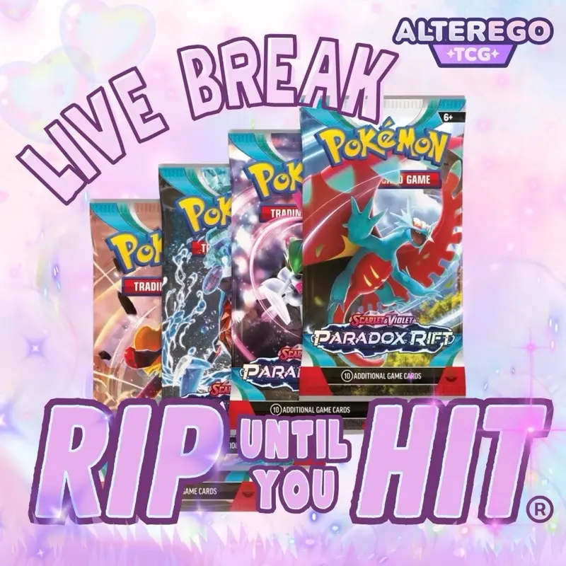 RTYH Pokemon TCG Paradox Rift Rip Until You Hit - TikTok Shop RTYH Pokemon TCG Paradox Rift Rip Until You Hit - TikTok Shop