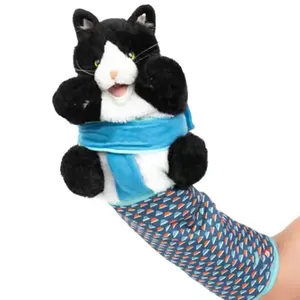 Cat Wrestling Glove, Antarcking Wrestler, Cat Wrestling Toy Puppet, Cat Hand Puppet for Play, Cat Puppet for Boredom-Busting Training and Exercise