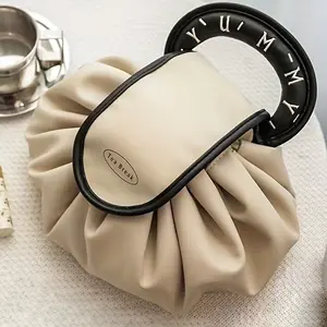 Portable Drawstring Toiletry Bag Cosmetic Bag Skin Care Bag, Mom Gift, Birthday Gift, Gift For Friends And Teachers, Jewelry Storage Box, Lip Oil Storage Box, Nail Polish Storage Box Cosmetic Bag Storage Cosmetic Storage Box Makeup Box.