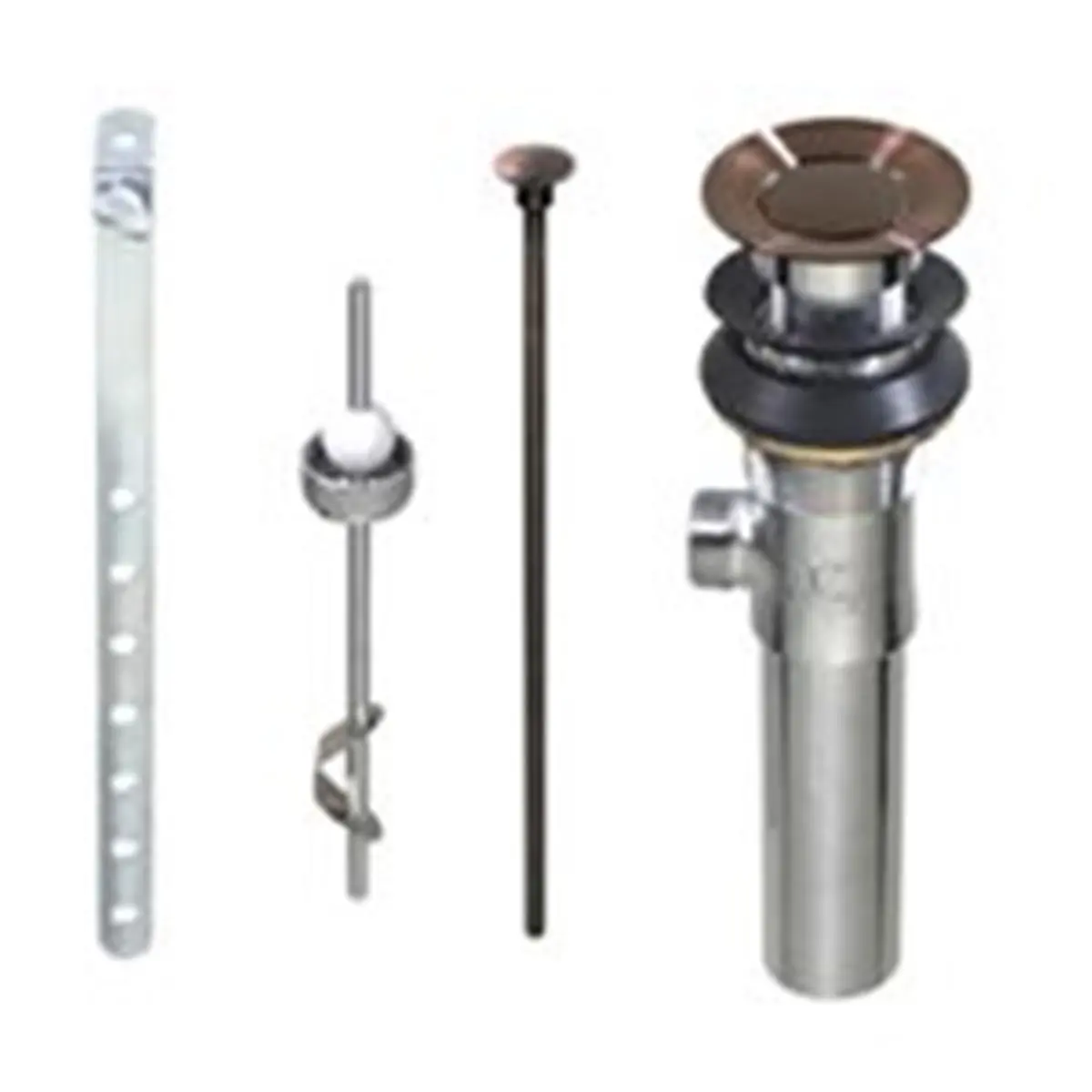 Plumb Pak K820-77VB Mechanical Sink Pop-Up Assembly- Venetian Bronze 1.25 With 4 in. Tailpiece.
