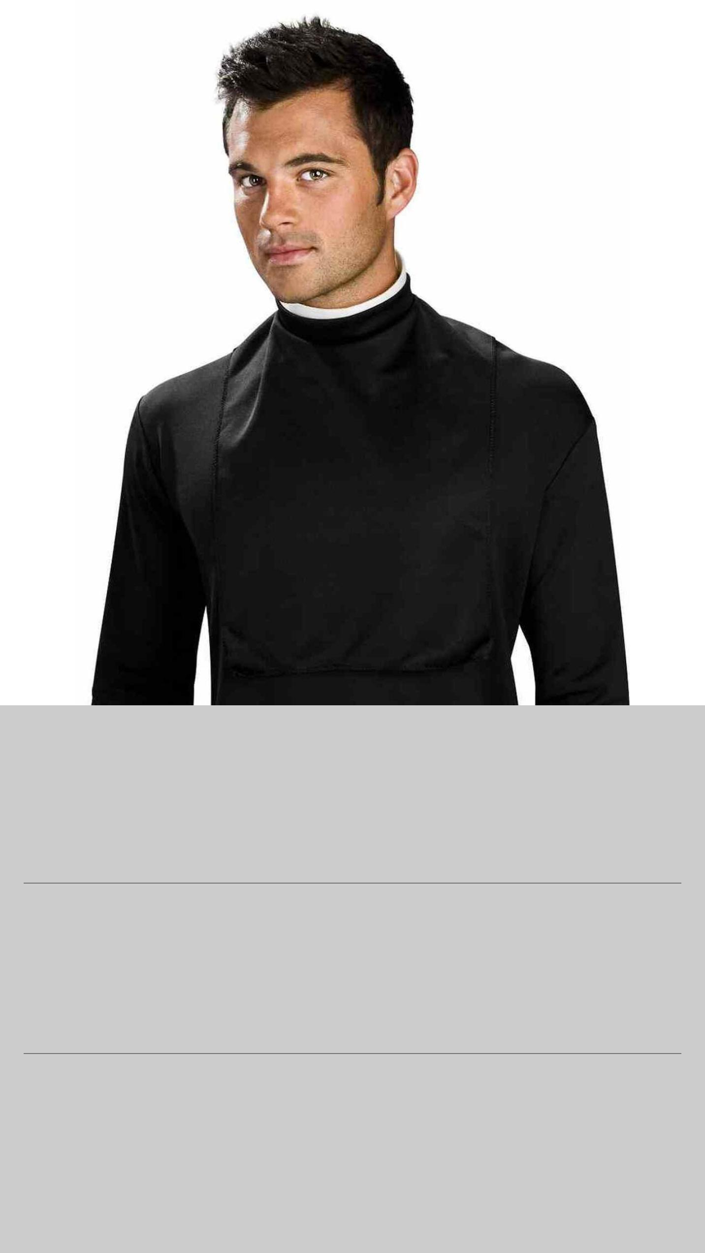 Clerical Shirt Front