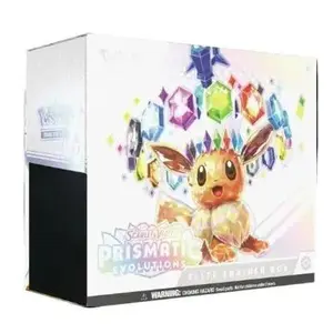 Pokemon Trading Card Game Prismatic Evolutions ETB Elite Trainer Box Scarlet & Violet Set Booster Pack 10 Cards