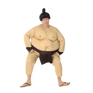 Halloween cosplay costume; funny Halloween costume; sumo costume; Japanese sumo fat man's clothes.