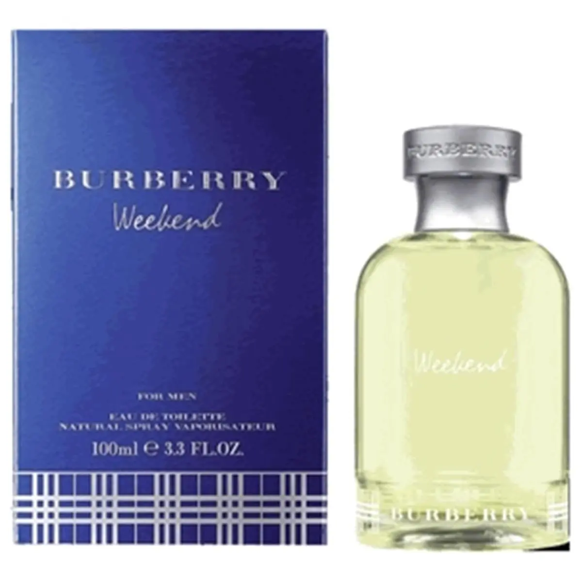 BURBERRY Weekend for Men Eau De Toilette Spray, Woody-Mossy Cologne with Crisp Citrus and Bergamot Notes, 3.4 oz Fragrance, Crisp Wood/Citrus, Bergamot Woods Men's Fragrance, Earthy Mossy Notes, Signature Scent