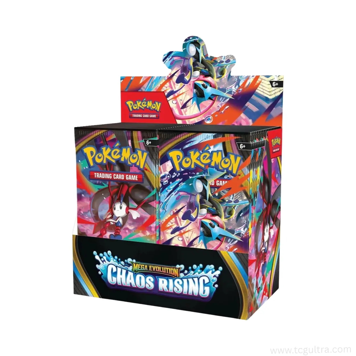 Pokémon TCG Mega Evolution Chaos Rising Authentic Sealed Booster Box - 36 Packs, Trading Card Collectible Set, High Volume, Authentic Sealed TCG Series