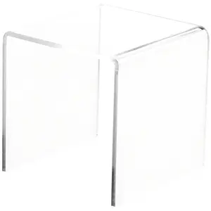 Plymor Clear Acrylic Square Display Riser