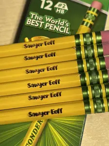 Personalized Engraved Ticonderoga #2 Pencils for Back to School Elementary Teacher or Kindergarten Pre-K Gift | Laser Engrave Student Pencil