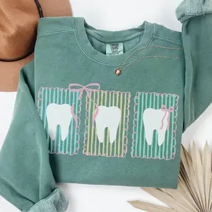 Comfort Colors Dental Sweatshirt: RDH, Hygiene Gift, Assistant T-Shirt, Ortho Crew Tee