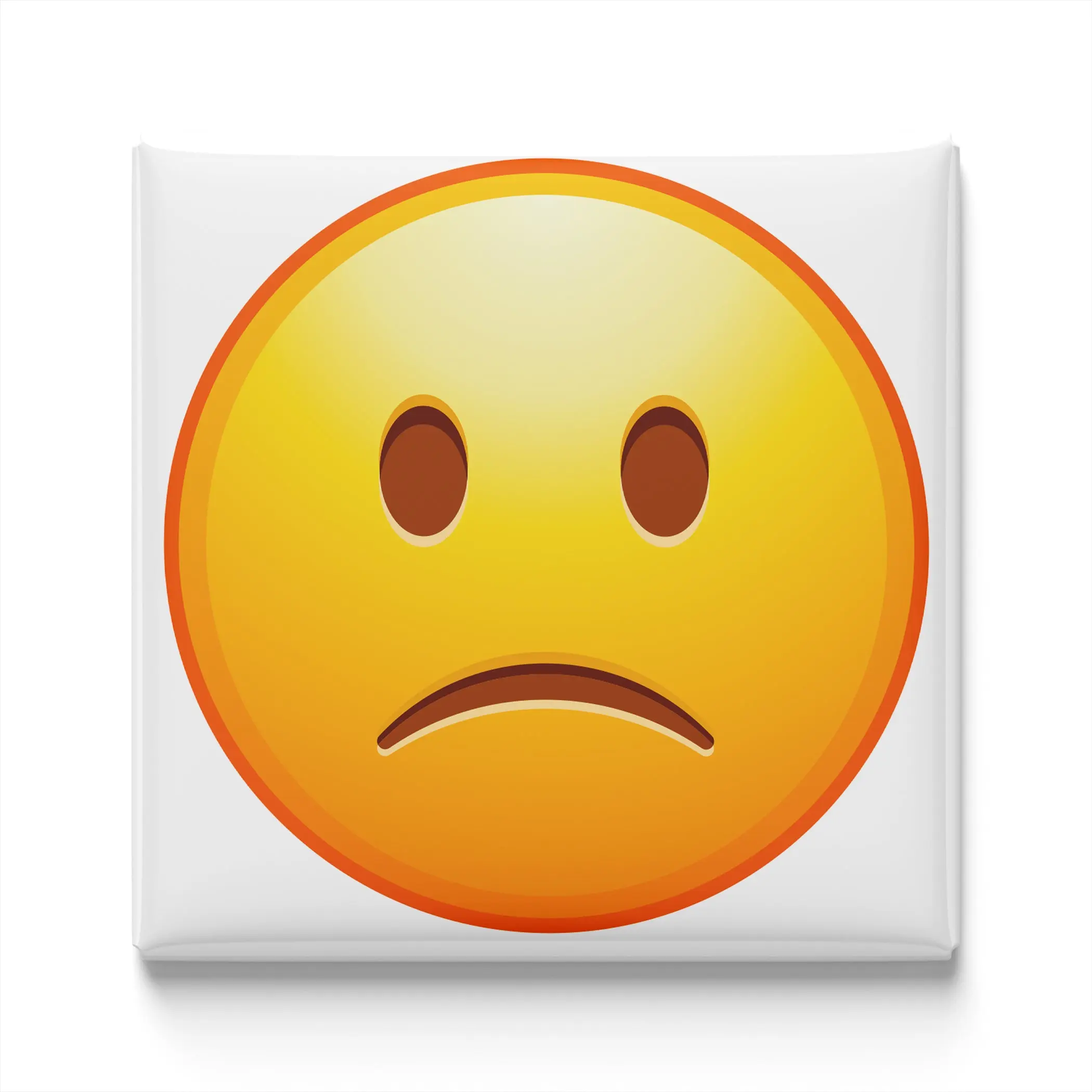 Slightly Frowning Face Emoji Magnet