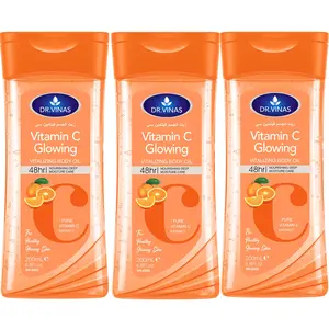 3PCS 200ml DR.DAVEY VITAMIN C Pure Vitamin C Extract Body Oil Body essential oil Skin care Oil Moisturizing care Four seasons suitable for moisturizing skin body essential oil portable for Body Face Hand travel Hydrating, Moisturize