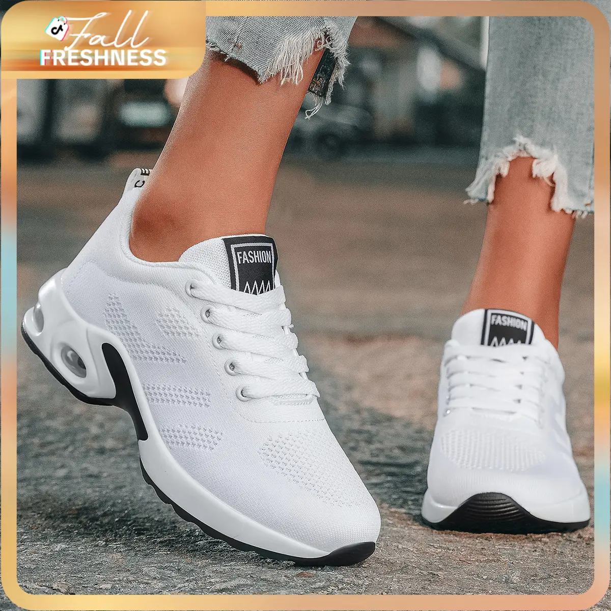 Sosenfer Sneakers for Women Running Shoe,Fashion Walking Womens Sneakers Casual Lightweight Tennis Shoes.1727 #dealsforyoudays