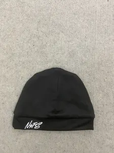 Y2K American Street Style Beanie, Signature Print Faux Fur Cold Hat, High Elasticity Unisex Cap, Stylish Hat, All-Season Fashion Accessory