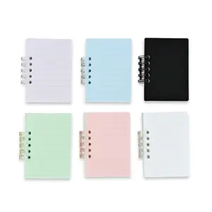 Mini Pocket Notebook, A7 Morandi Color 80 Pages, 6 Pack Portable Small Journals, High Aesthetic Travel Diary Planner, Ideal for School, Office, Travel, Daily Notes and Gift