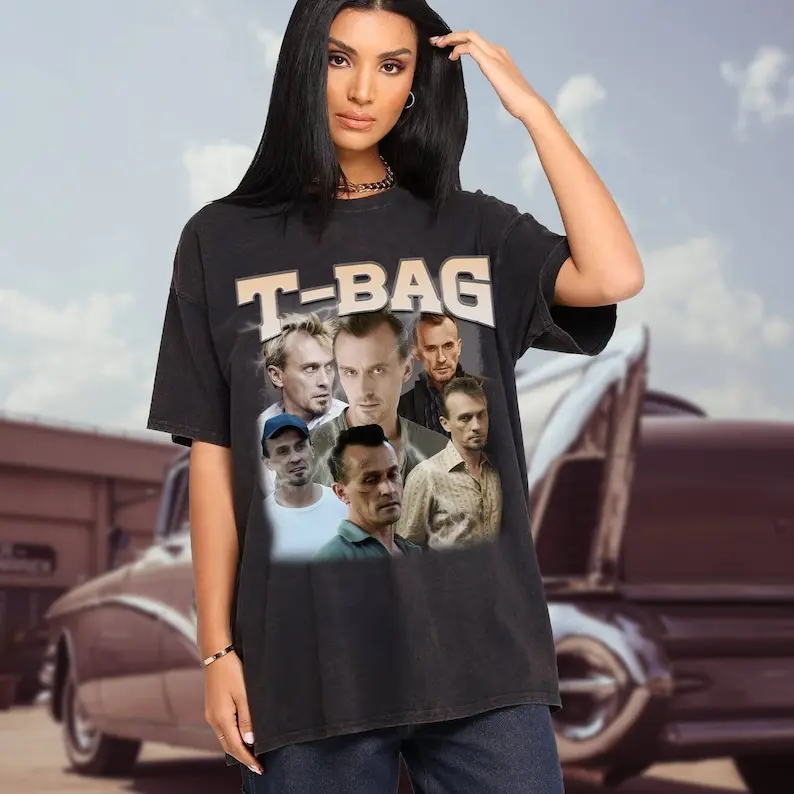 Vintage T-Bag Shirt Theodore Bagwell Shirt Prison Break Shirt T-Bag Bootleg Shirt Birthday Gift Homage Vintage Shirt