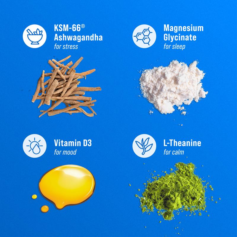 Supercalm Best Selling Flavors Bundle Tubs (2-Pack) : Calming Drink Mix with KSM-66 Ashwagandha, Vitamin D3, Magnesium & L-Theanine – Supports Cortisol Balance, Mood & Sleep, Helps Manage Occasional Stress – Tub (30 Servings) Natural Ingredients