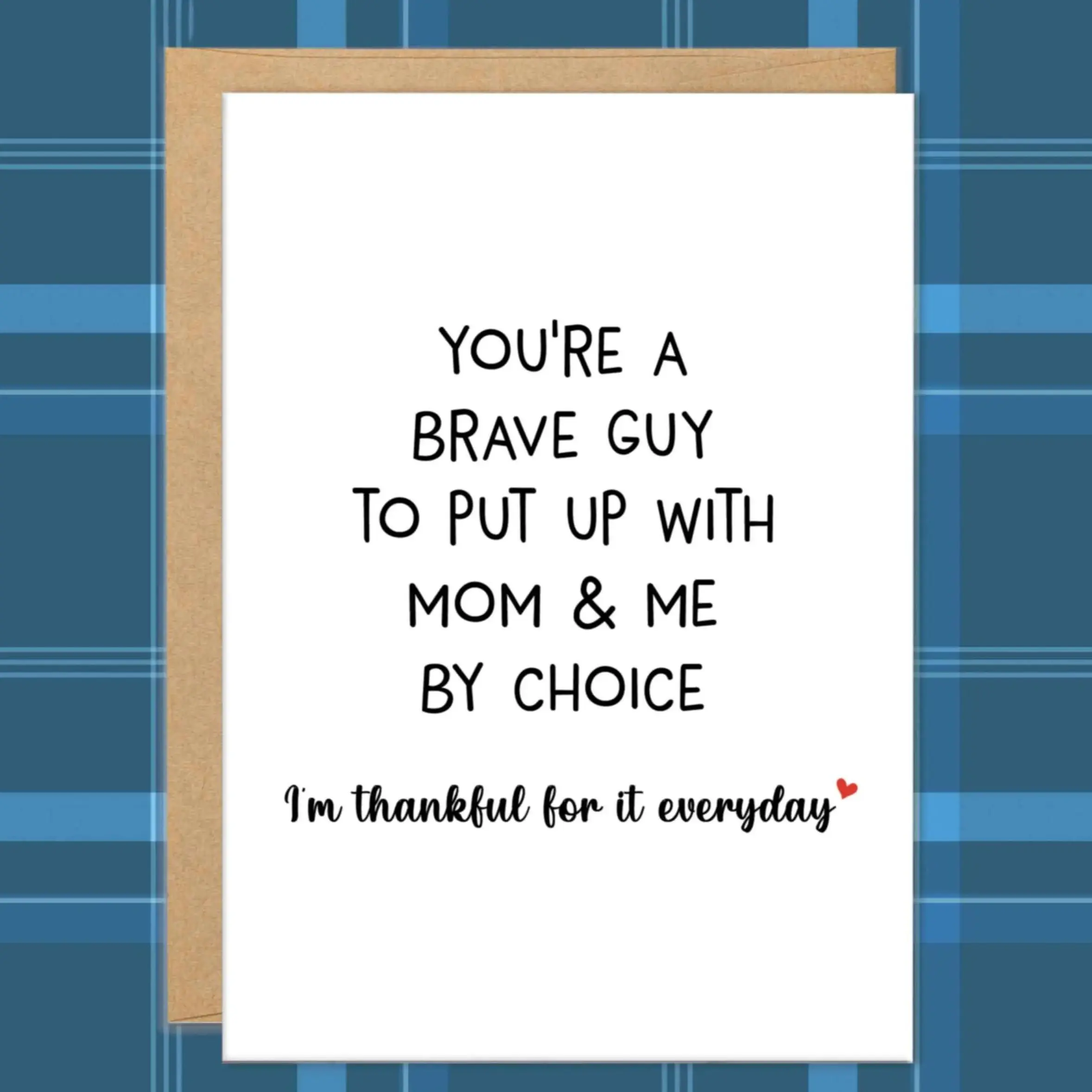 Funny Stepdad Card, Funny Stepdad Father's Day Cards, Bonus Dad Gifts, Best Stepdad Card, Gifts From Step Kids, From Stepdaughter, Father Gift From Daughter, Happy Father's Day Card