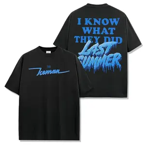 Iceman Retro T-shirt, Street Design, Short Sleeves for Men and Women, 21st-century Cotton Short Sleeves for Women and Men