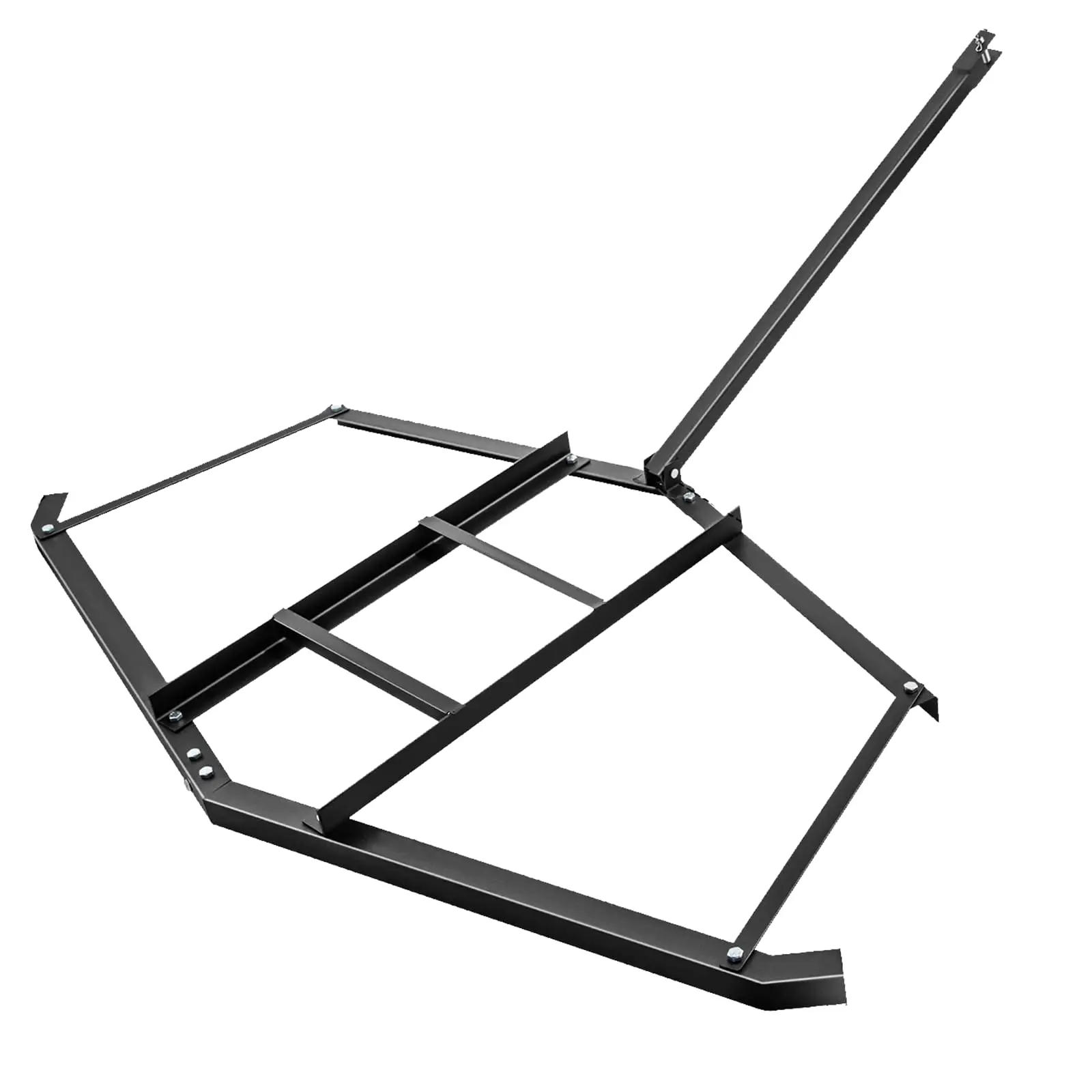 GARVEE 84" Heavy-Steel Driveway Drag Harrow Grader - Dual Adjust Bars, Tow-Behind ATV/UTV Attachment, Multi-Size Weight Load Compatibility, Outdoor Level Surfaces Tool