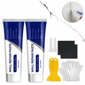 Efficient Crack Repairb & Drywall Repair Kit, Wall Mending Agent, Wall Patch Repair Kit with Scraper, Simple Filling of Wall Hole