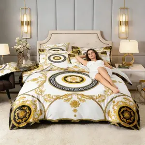 Jit 3 Piece Floral Pattern 3D Print Duvet Cover Set, Bed Sets, Soft Comfortable Breathable Bedding, Bedroom Bedding Set, Includes Pillowcases, Home Decor