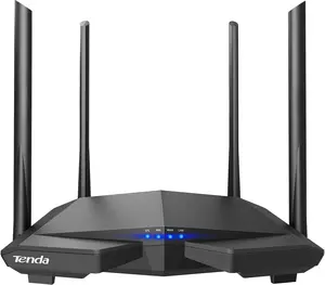 Tenda AC6 AC1200 Smart WiFi Gaming Router, High Speed Dual Band Wireless Internet Router for home with Smart APP, 4 x 100 Mbps Fast Ethernet Ports, Supports Guest WiFi, Access Point Mode, IPv6 and Parental Controls(AC6)