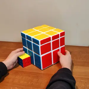CubeJack Magic Mirror Cube - GIANT Mirror 3x3 Puzzle Cube - The ONLY Giant Mirror Cube for sale (really, go look)
